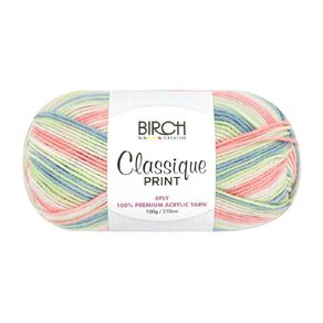 Birch Classique Yarn Prints 100% Premium Acrylic 100G 8Ply Spring