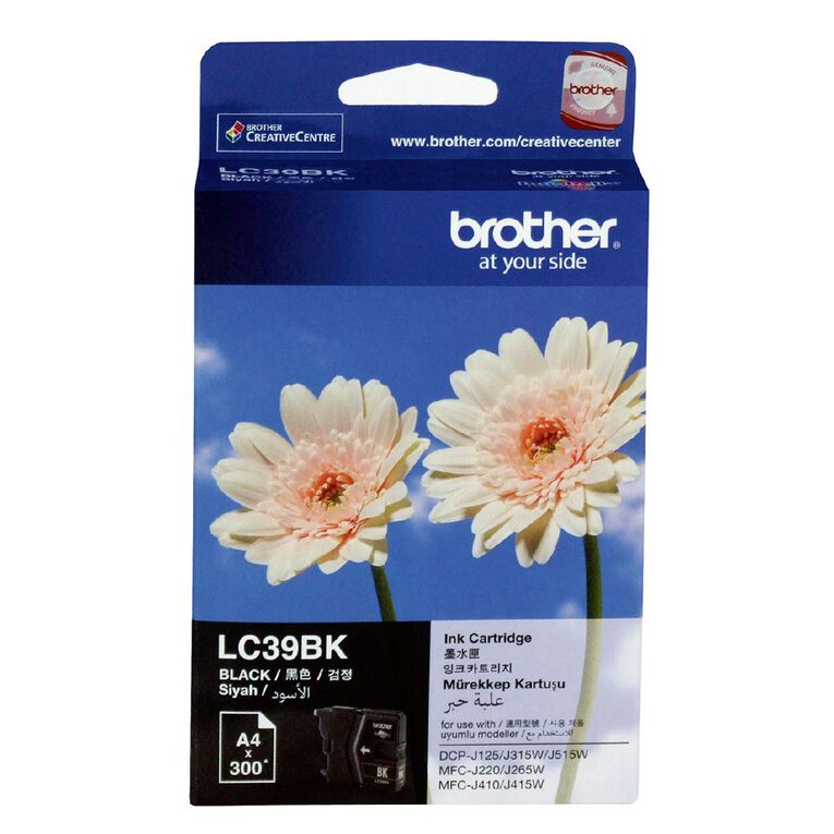 Brother Ink LC39 Black 300 Pages