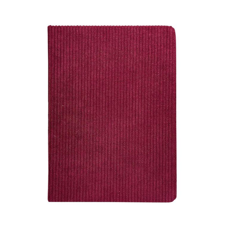 Uniti Stationery Corduroy Notebook A5 Maroon