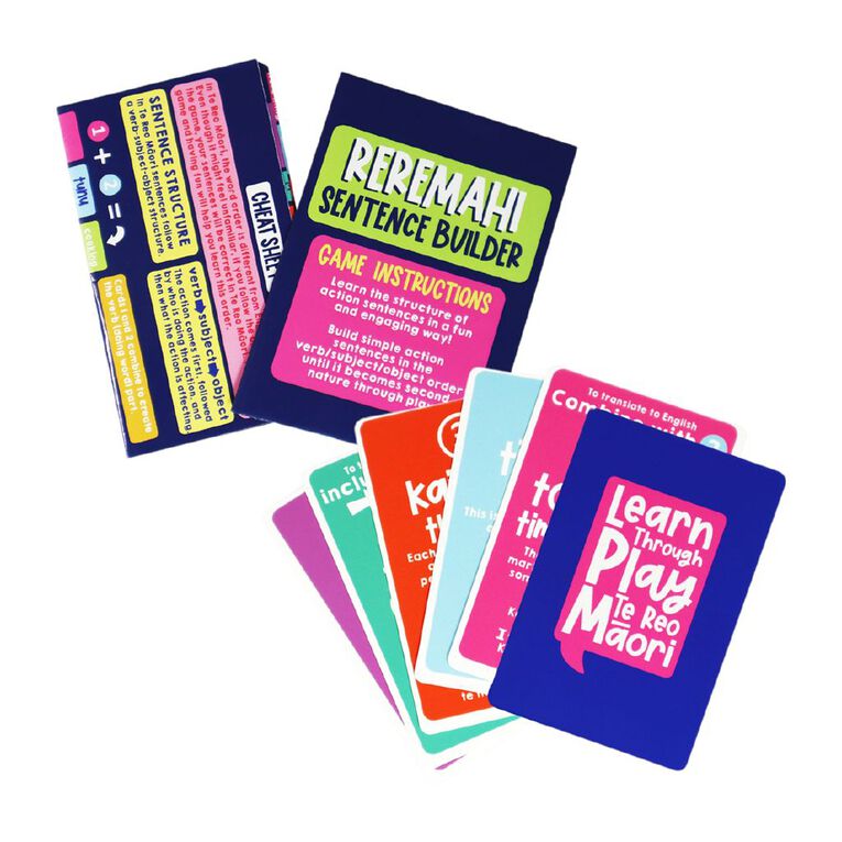 Learn Through Play Te Reo Reremahi Action Sentence Card Game 75 Pieces