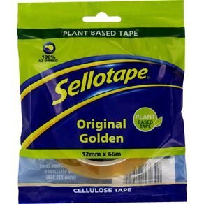 Sellotape Cellulose Tape 12mm x 66m Clear