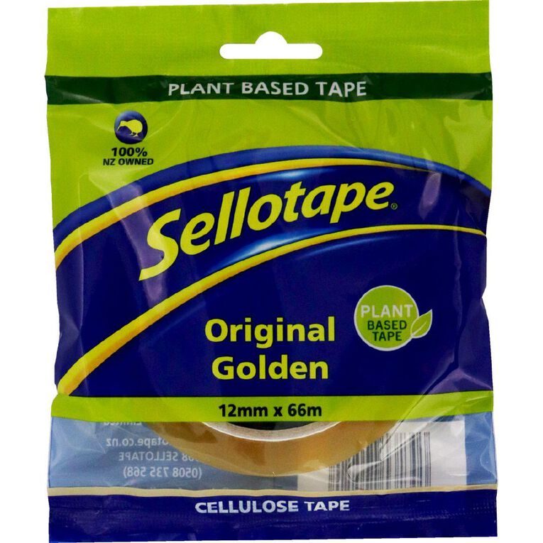 Sellotape Cellulose Tape 12mm x 66m Clear