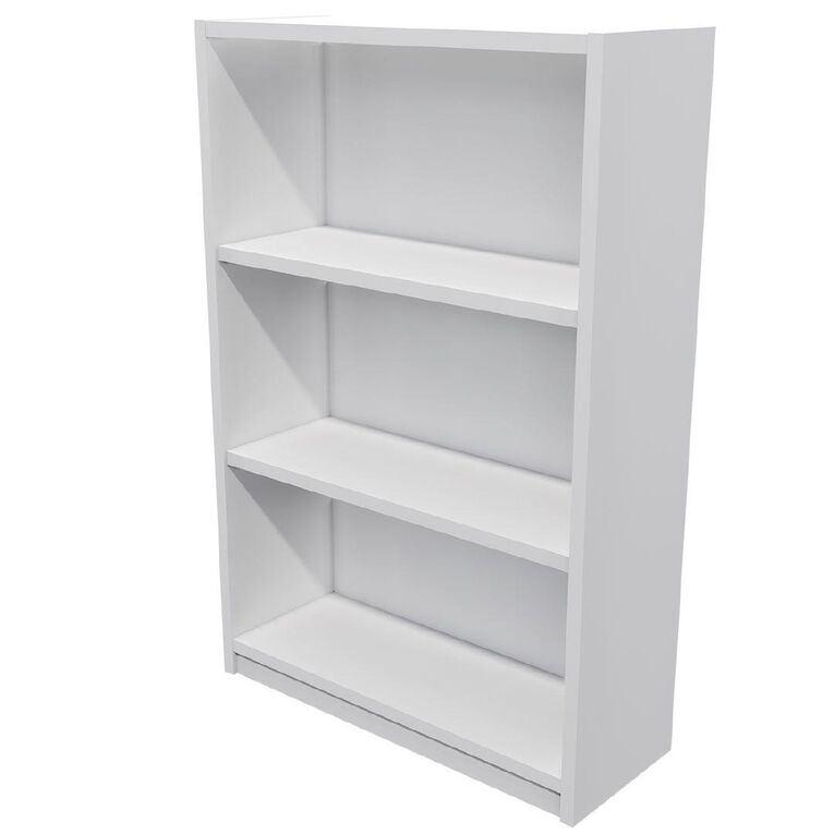 Zealand Commercial Bookcase 3 Tier White
