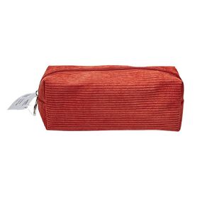 Uniti Stationery Corduroy Pencil Case Orange