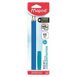 Maped Kidy Learn Concentration Pencil and Topper Set Blue
