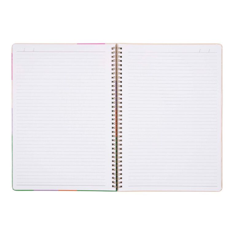 Uniti Stationery Coloured Squiggle A4 Notebook