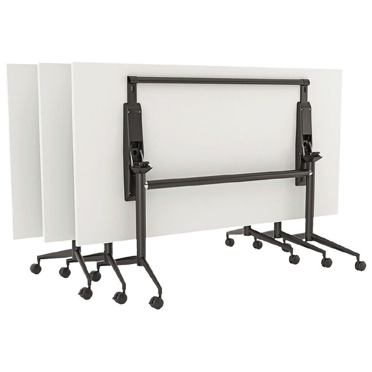 Team Flip Table 1400 x 700 White/Black