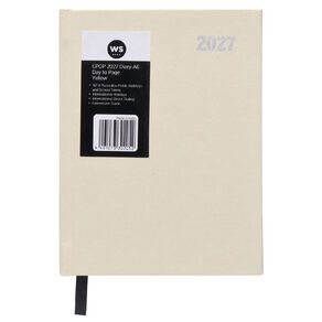 WS Colour Pop 2027 Diary A6 Day to Page Yellow