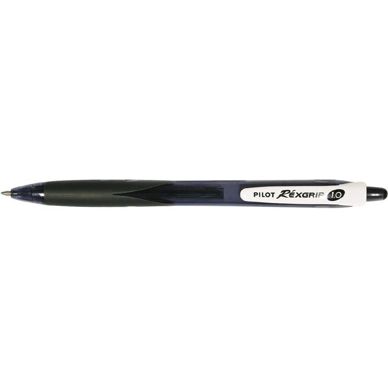 Pilot-BeGreen Rexgrip Medium 1.0mm Ballpoint Pen Black