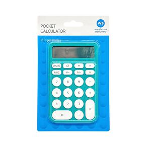 WS Pocket Calculator Teal