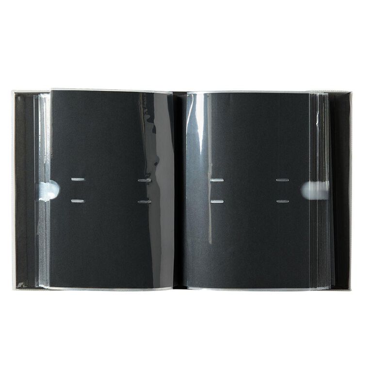 Living & Co Black Page Photo Album 200 Pocket