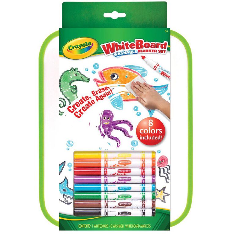 Crayola Dry Erase Board + 8 Washable Markers