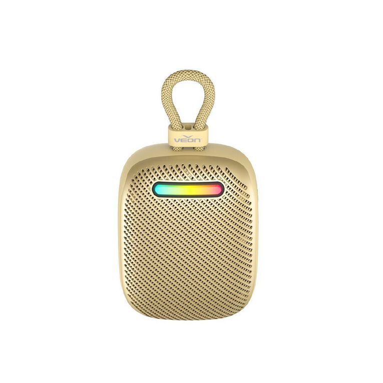 Veon IPX6 Waterproof Portable Speaker VNSK931BTGLD Gold