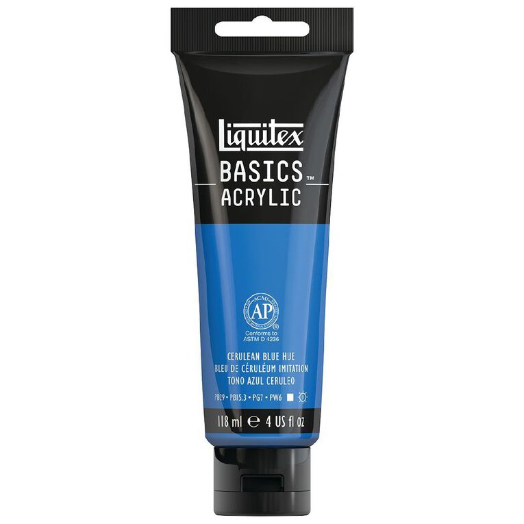 Liquitex Basics Acrylic 118ml Cerulean Blue Hue