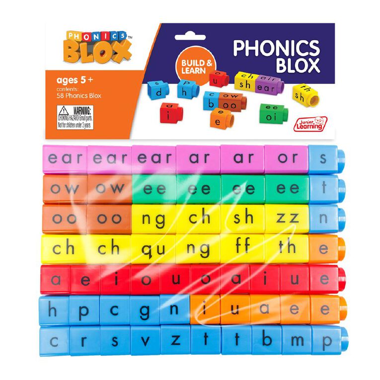 Junior Learning Phonics Blox - Rainbow Phonics
