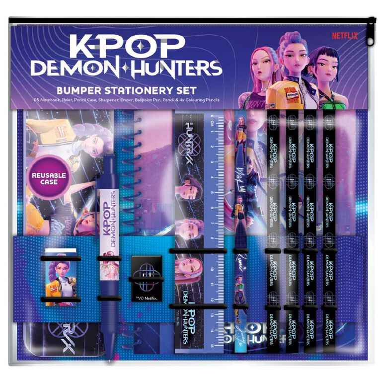 KPop Demon Hunters Bumper Stationery Set
