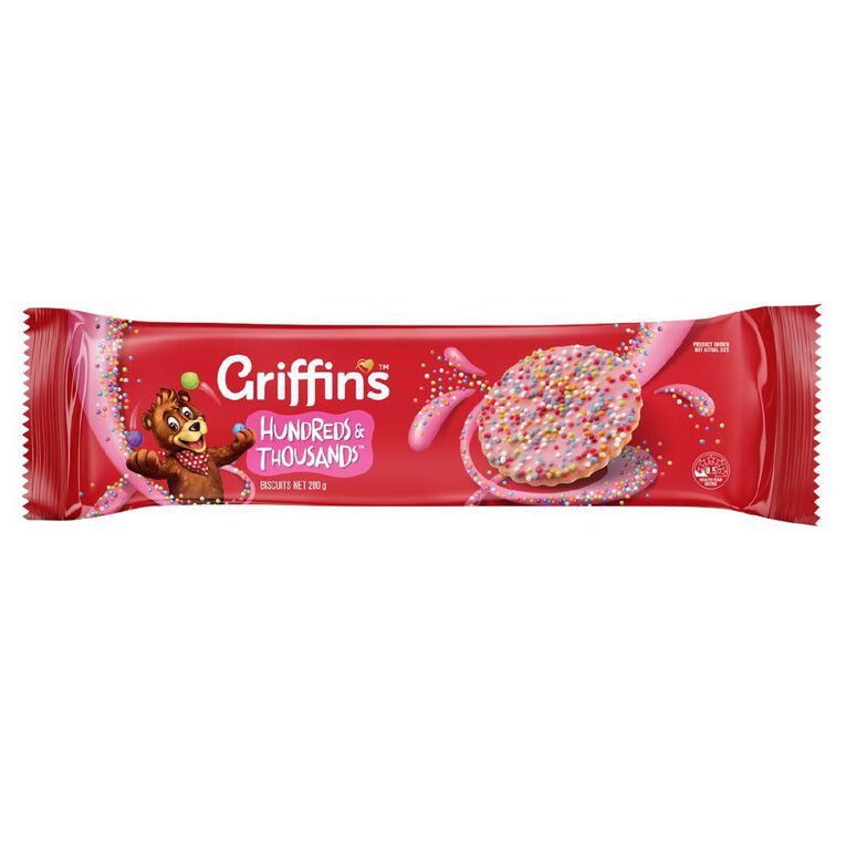 Griffin's Cookie Bear Hundreds & Thousands 200g