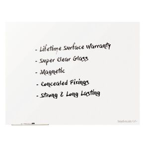 Boyd Visuals Magnetic Glass Board 1200 x 900