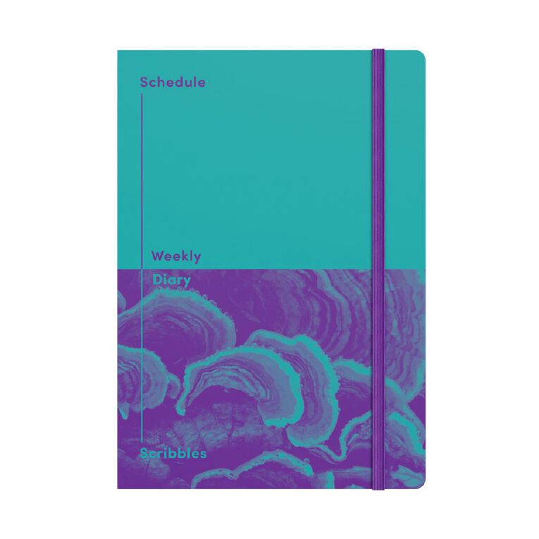 Jumble & Co Diary Week to View Undated Schedules & Scribbles A5