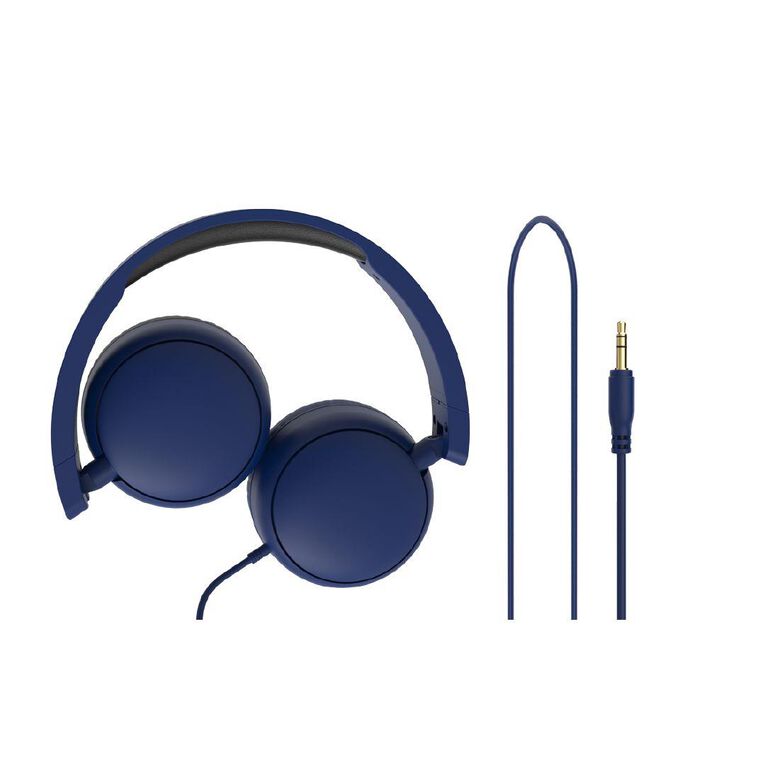 Veon 3.5mm Wired Headphones VNQ602DKB Blue Dark