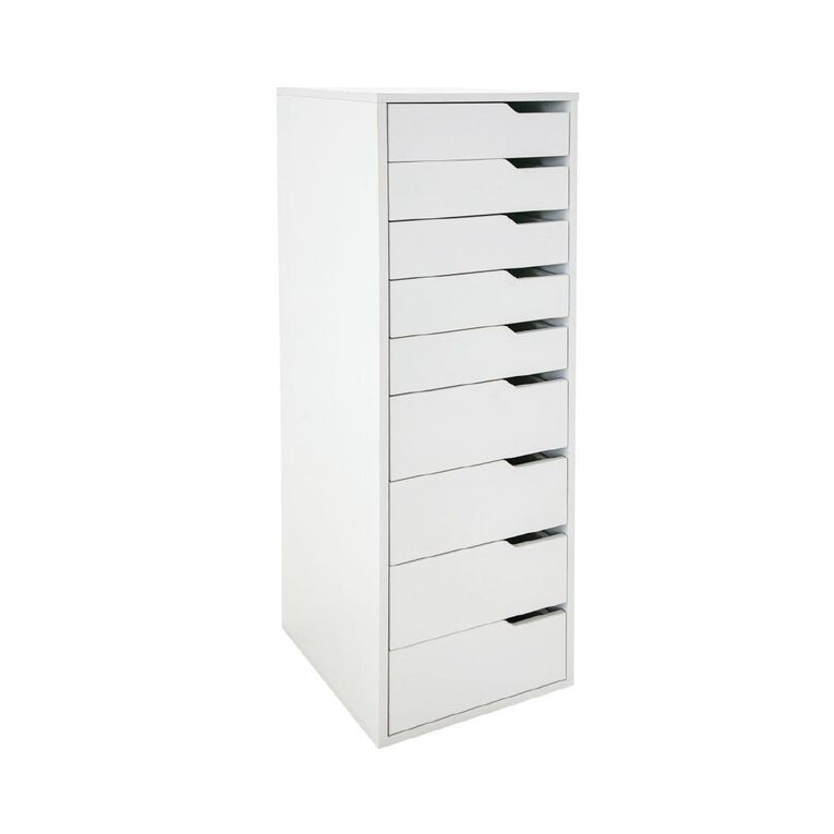 Living & Co Hael 9 Drawer Unit White