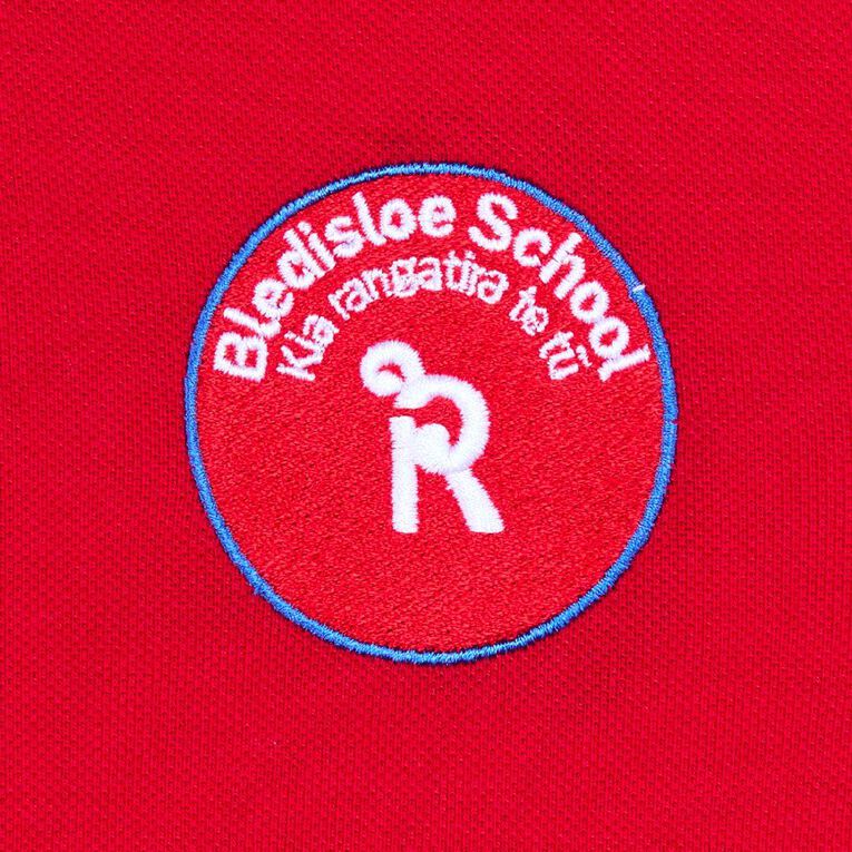 Schooltex Bledisloe School Long Sleeve Polo with Embroidery