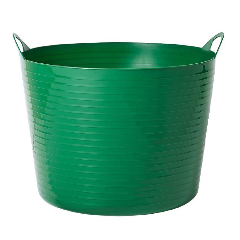 Living & Co Round Flexi Tub Green 42L