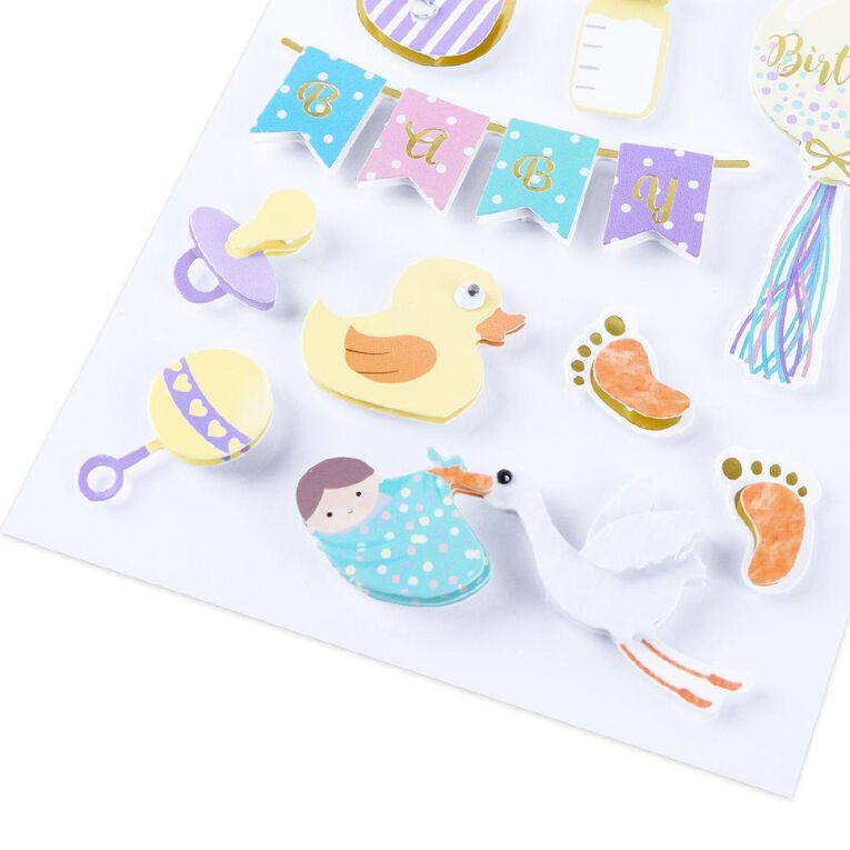 Uniti Dimensional Stickers Baby