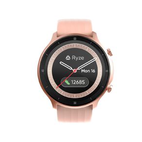 Ryze Flex Smart Watch Pink + White