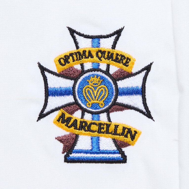 Schooltex Marcellin College Senior Short Sleeve Blouse New Embroidery