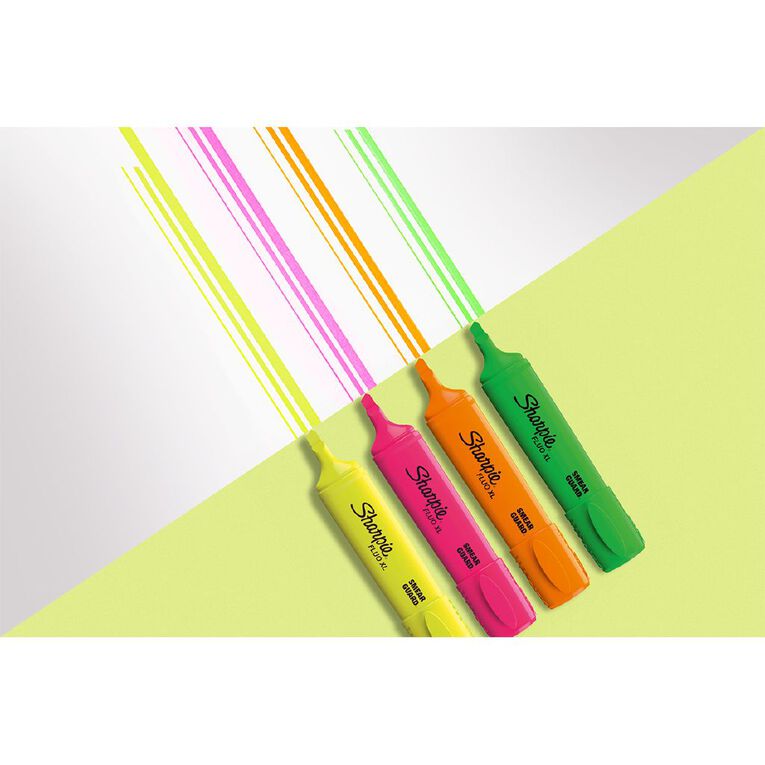 Sharpie Fluo XL Highlighter Assorted 4 Pack