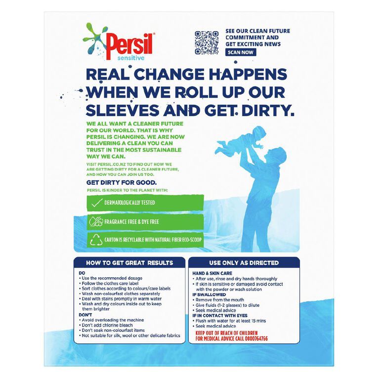 Persil Laundry Powder Sensitive Box 2kg