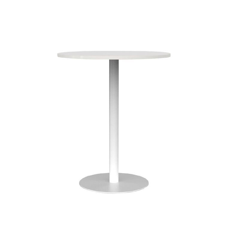 Knights Polo Bar Leaner 900 Round White Top