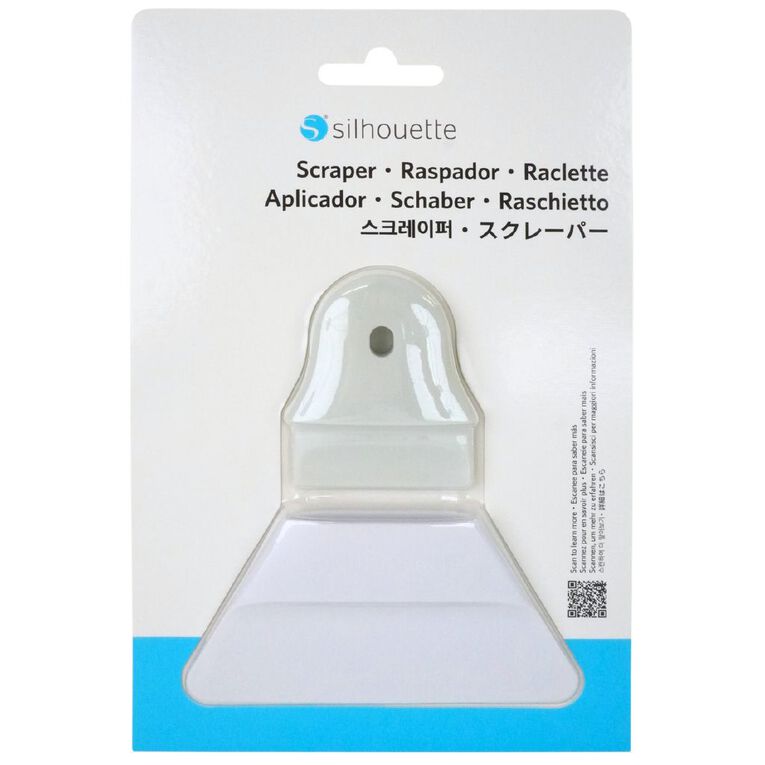 Silhouette 2-Piece Scraper White