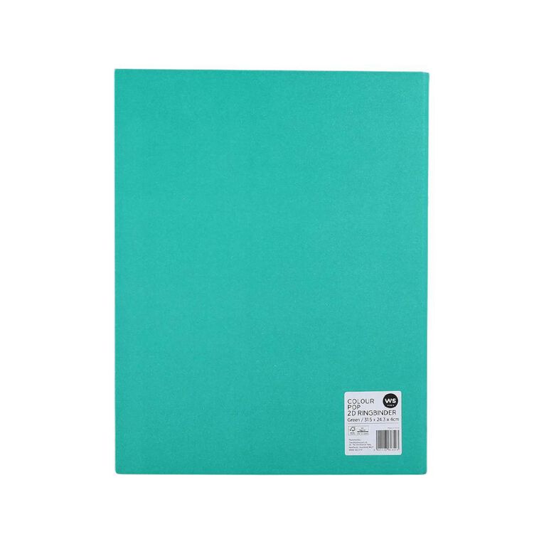 WS Colour Pop 2D Ringbinder Green