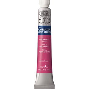 Winsor & Newton Cotman Watercolour Paint 8ml Permanent Rose