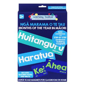 Learning Toolbox Magnetic Months in Te Reo Maori 23 Pieces