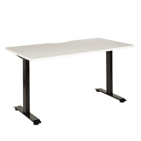Jasper J Emerge Straight Scallop Desk 1800 BlkWht