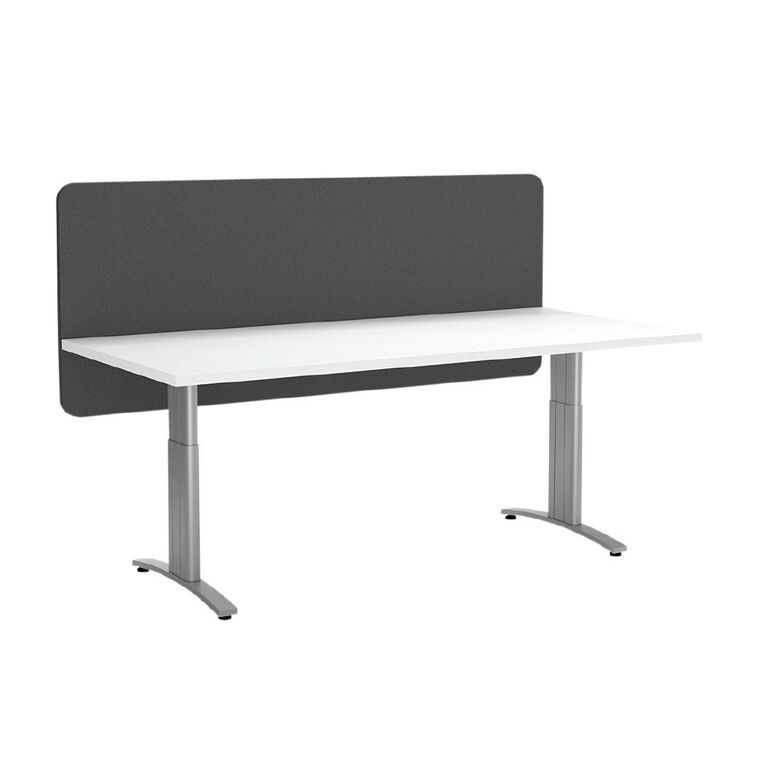 Boyd Visuals Desk Screen Modesty Panel Dark Grey 1200mm