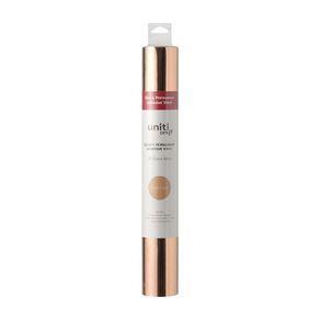 Uniti Craft Glossy Permanent Vinyl Rose Gold 30.5cm x 50cm