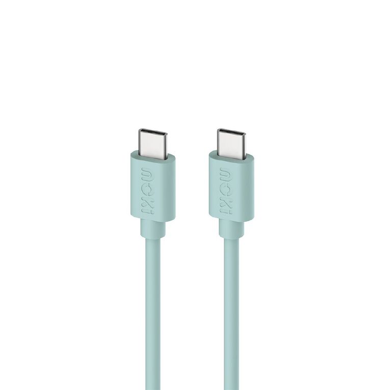 Moki USB-C to USB-C SynCharge Cable 1m - Pastel Green