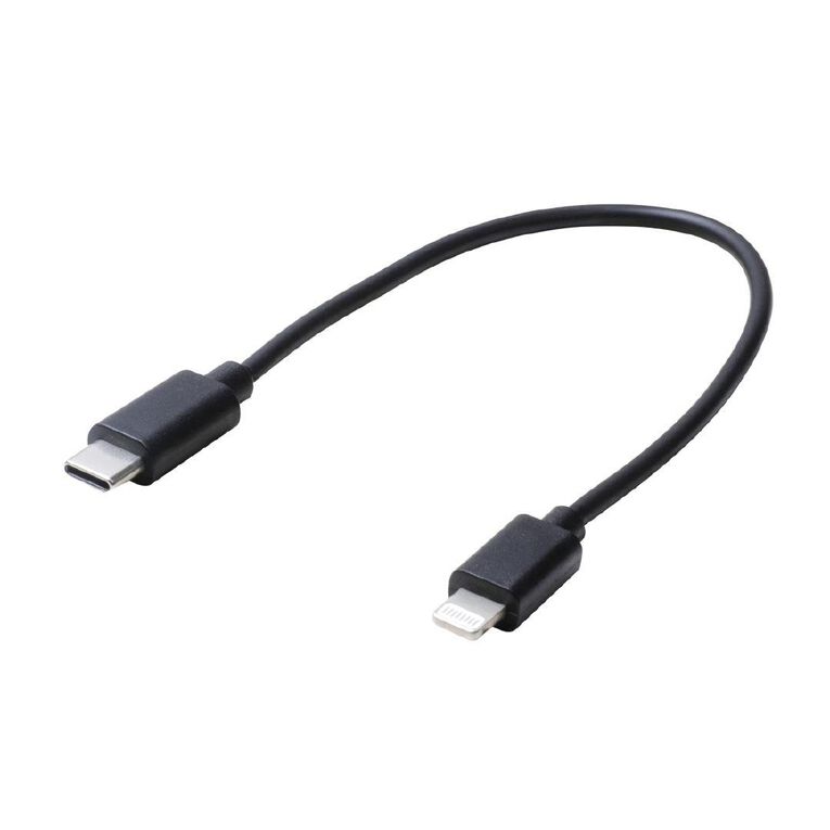 Tech.Inc 2.0 USB-C To Lightning Cable 15cm Black