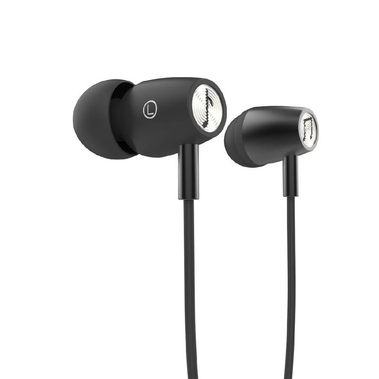 Veon In Ear USB-C Earphones with Microphone VNA06BLK Black