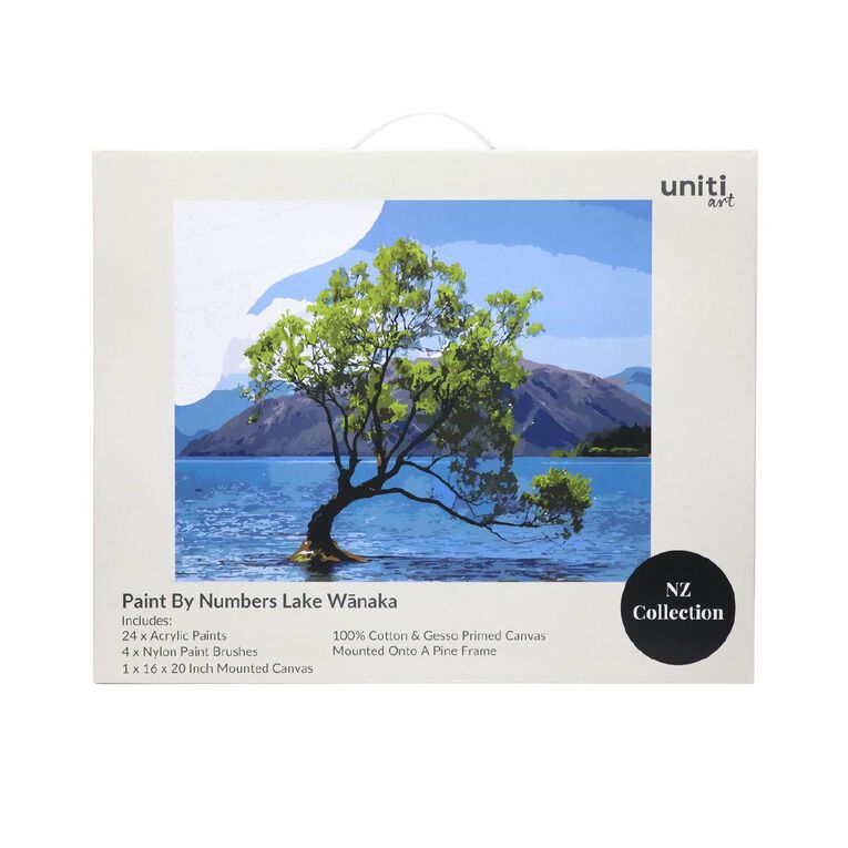 Uniti Art Paint By Numbers Lake Wanaka