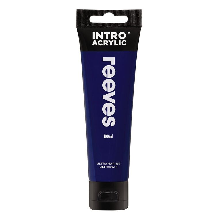 Reeves Intro Acrylic Paint Ultramarine 100ml