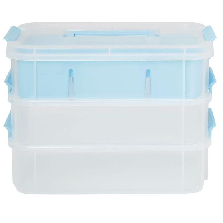 Uniti Craft 3 Layer Handle Box & Tray