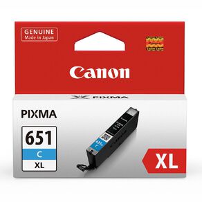 Canon Ink CLI651XL Cyan 750 Pages