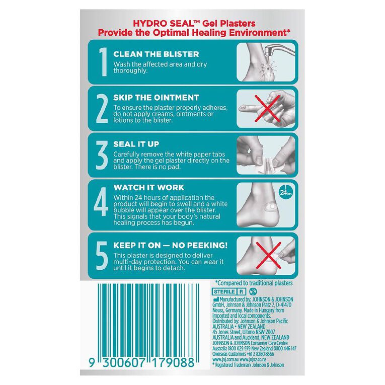 Band Aid Advanced Blister Healing 4 Pack