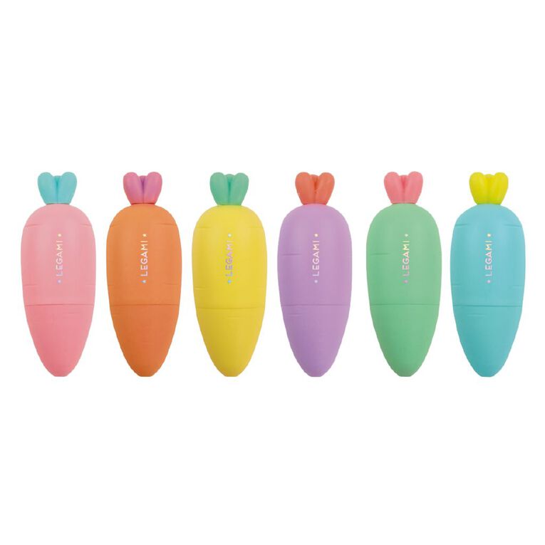 Legami Set of 6 Mini Highlighters Carrate Team