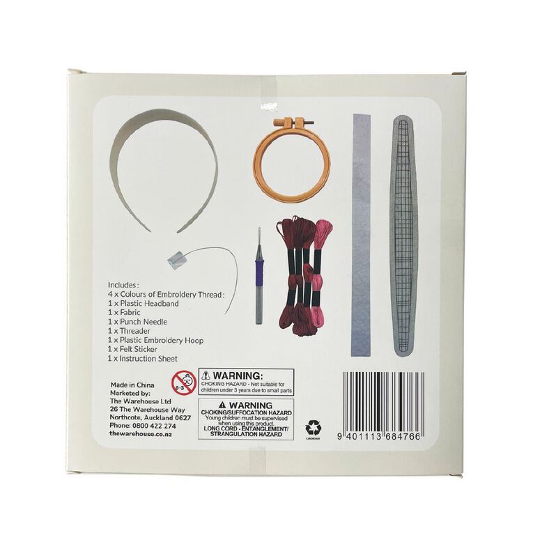 Uniti Craft Adults Needle Punch Headband Checkered